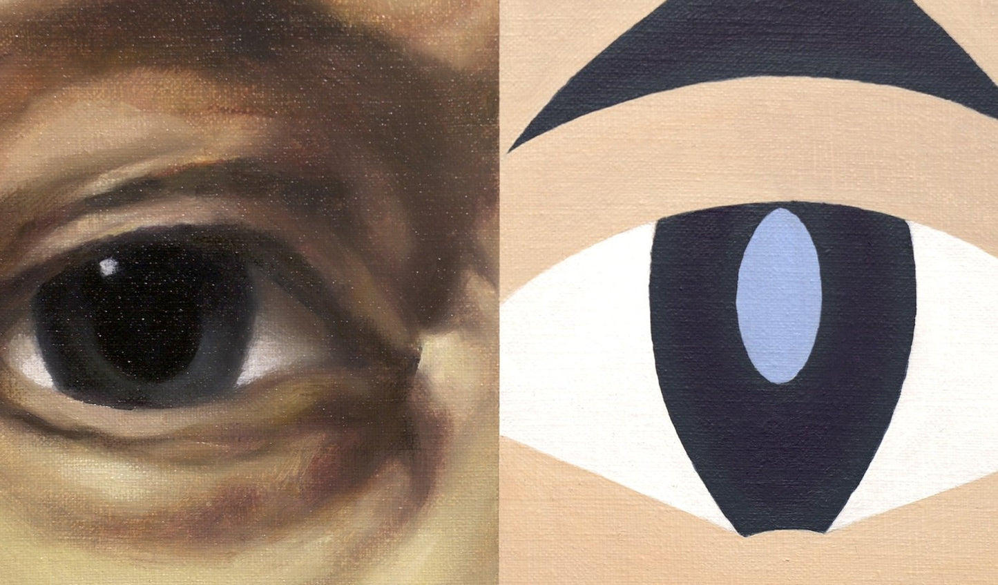 星山耕太郎 星山耕太郎「みる/みられる #1」 油彩、キャンバス / Oil on canvas