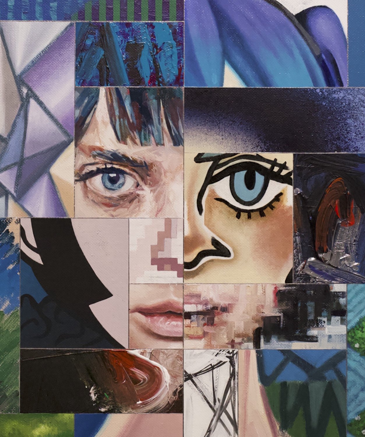 星山耕太郎 星山耕太郎「モノローグ」 油彩、アクリル、キャンバス / Oil, acrylic on canvas