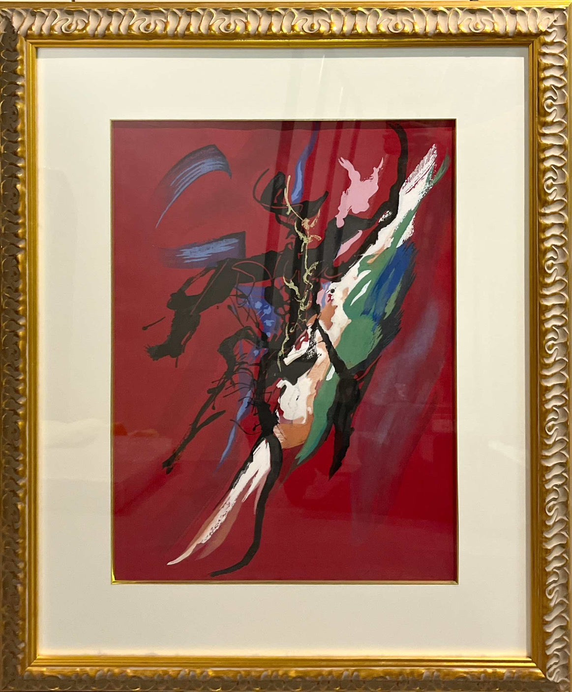 岡本太郎 岡本太郎「歓喜」ED.100 木版画