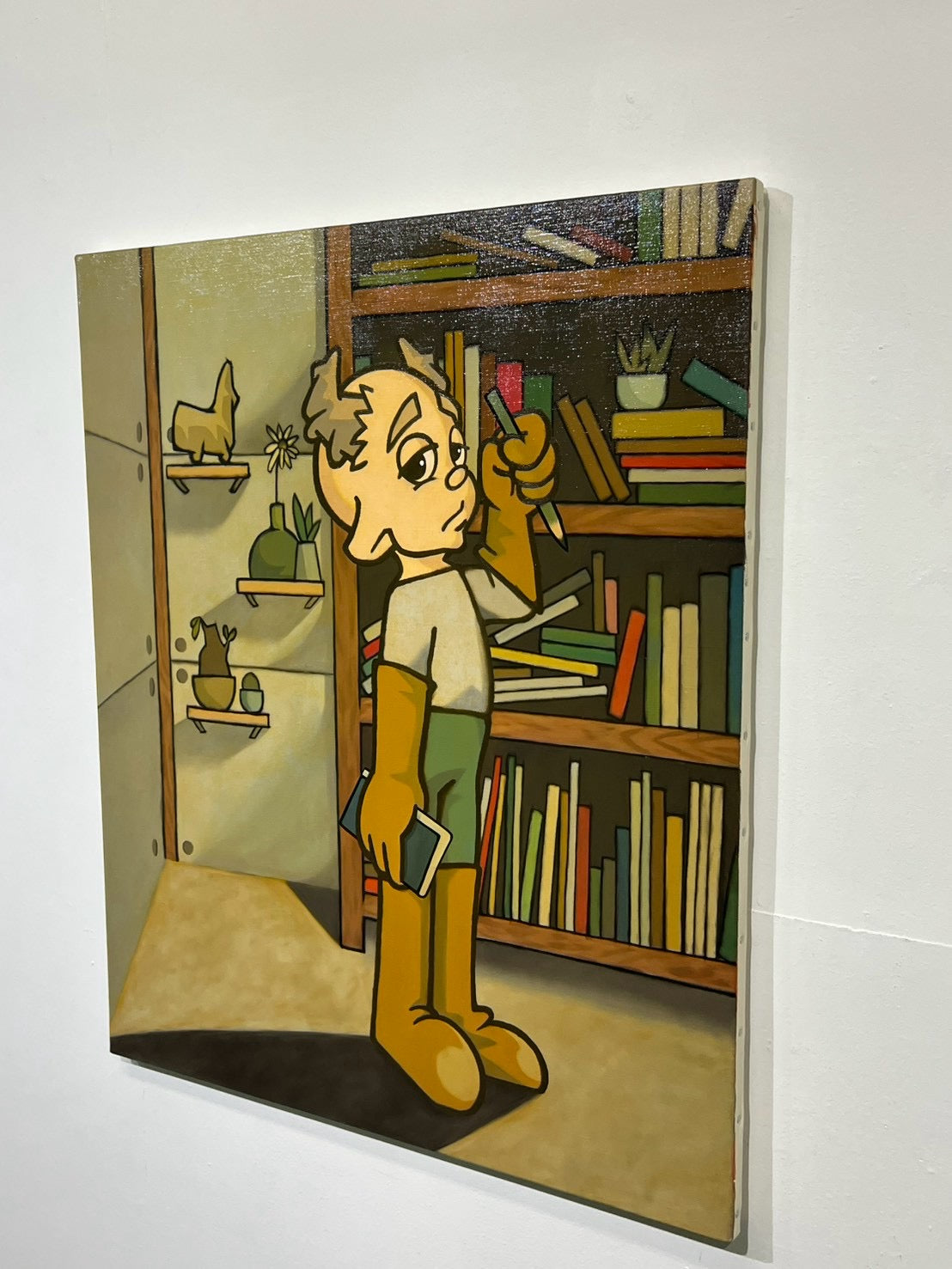Hoki「平らな日々#3」 Oil on canvas