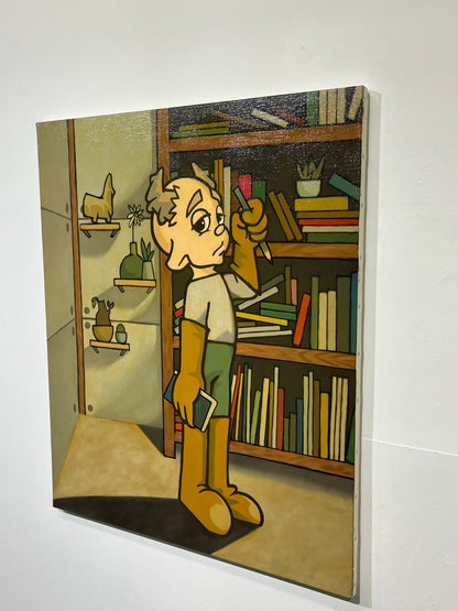 Hoki「平らな日々#3」 Oil on canvas