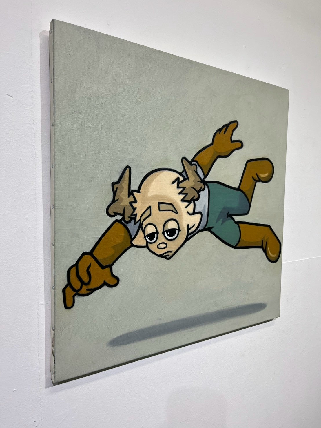 Hoki「急ぐな。」 Oil on canvas