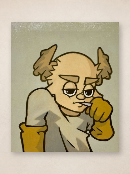 Hoki「フツフツ#5」 Oil on canvas