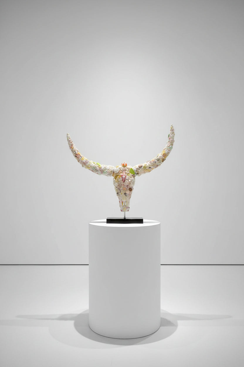 Osamu Watanabe Sculpture FRP、モデリングペースト、樹脂、アクリル絵具 / FRP, Modeling Paste, Resin, Acrylic paint