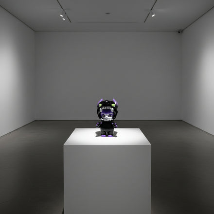 永島信也「スサナ Susana」Black×Purple 限定ソフビフィギュア 三点可動仕様 ロイドワークスギャラリー