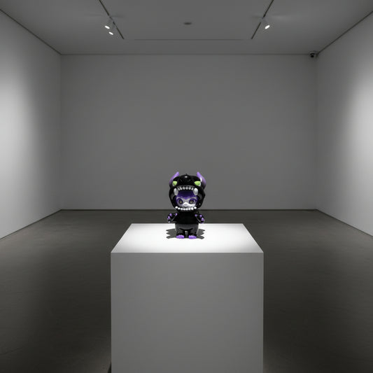 roidworksgallery Susana 苏珊娜 — Black × Purple | 永岛信也 限量软胶人偶 ソフトビニール（ソフビ） / Soft Vinyl (Sofubi)