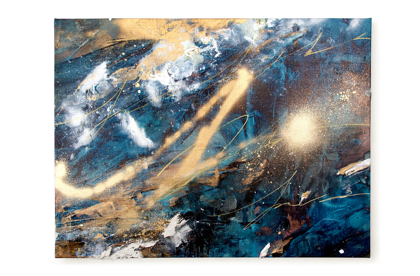 ayaka nakamura Song of the twinkling light #1 アクリル絵の具、メッキ調顏料、キャンバス / Acrylic paint, Plating pigment, Canvas
