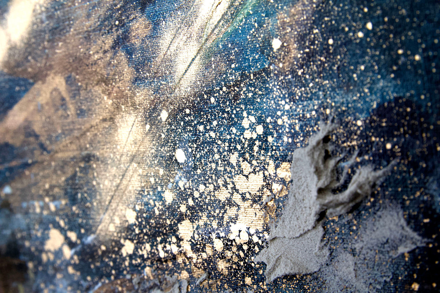 ayaka nakamura Song of the twinkling light #1 アクリル絵の具、メッキ調顏料、キャンバス / Acrylic paint, Plating pigment, Canvas