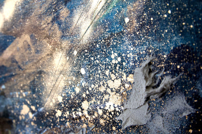 ayaka nakamura Song of the twinkling light #1 アクリル絵の具、メッキ調顏料、キャンバス / Acrylic paint, Plating pigment, Canvas
