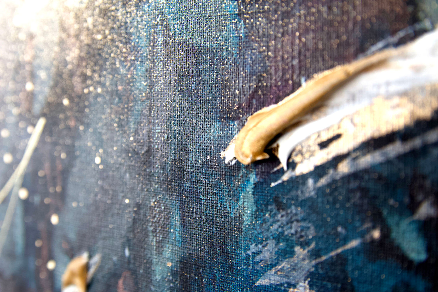 ayaka nakamura Song of the twinkling light #1 アクリル絵の具、メッキ調顏料、キャンバス / Acrylic paint, Plating pigment, Canvas