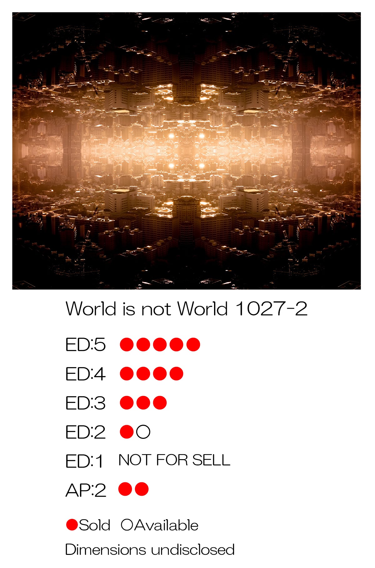 古賀勇人「world is not world 1027-2」写真・アクリルパネル 全体