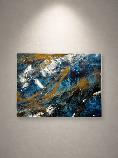 ayaka nakamura Song of the twinkling light #1 アクリル絵の具、メッキ調顏料、キャンバス / Acrylic paint, Plating pigment, Canvas