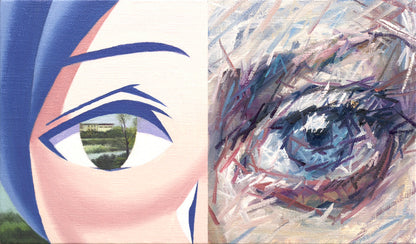 星山耕太郎 星山耕太郎「みる／みられる #3」 油彩、キャンバス / Oil on canvas