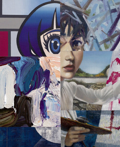 星山耕太郎 星山耕太郎「Painter #2」 油彩、アクリル、キャンバス / Oil, acrylic on canvas