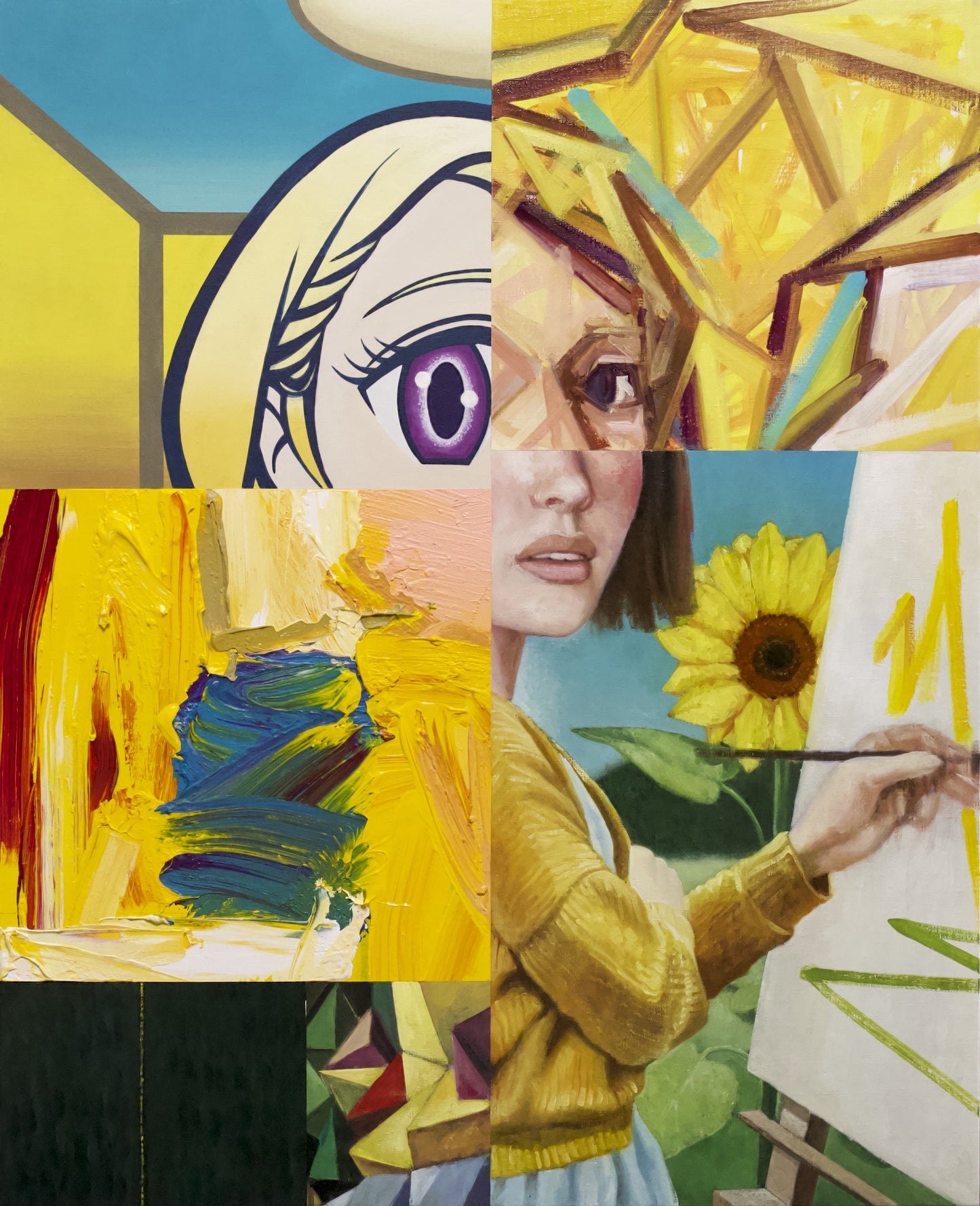 星山耕太郎 星山耕太郎「Painter #3」 油彩、アクリル、キャンバス / Oil, acrylic on canvas