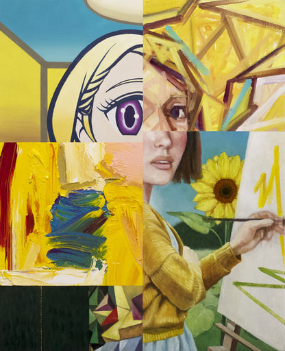 星山耕太郎 星山耕太郎「Painter #3」 油彩、アクリル、キャンバス / Oil, acrylic on canvas