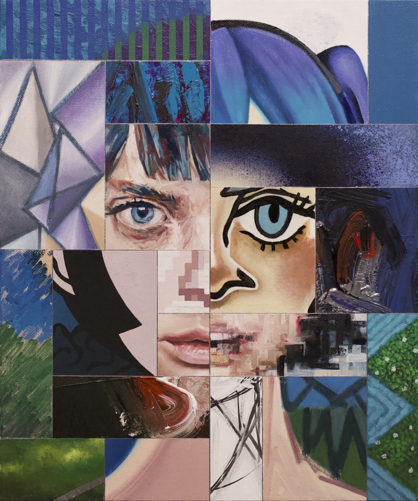 星山耕太郎 星山耕太郎「モノローグ」 油彩、アクリル、キャンバス / Oil, acrylic on canvas
