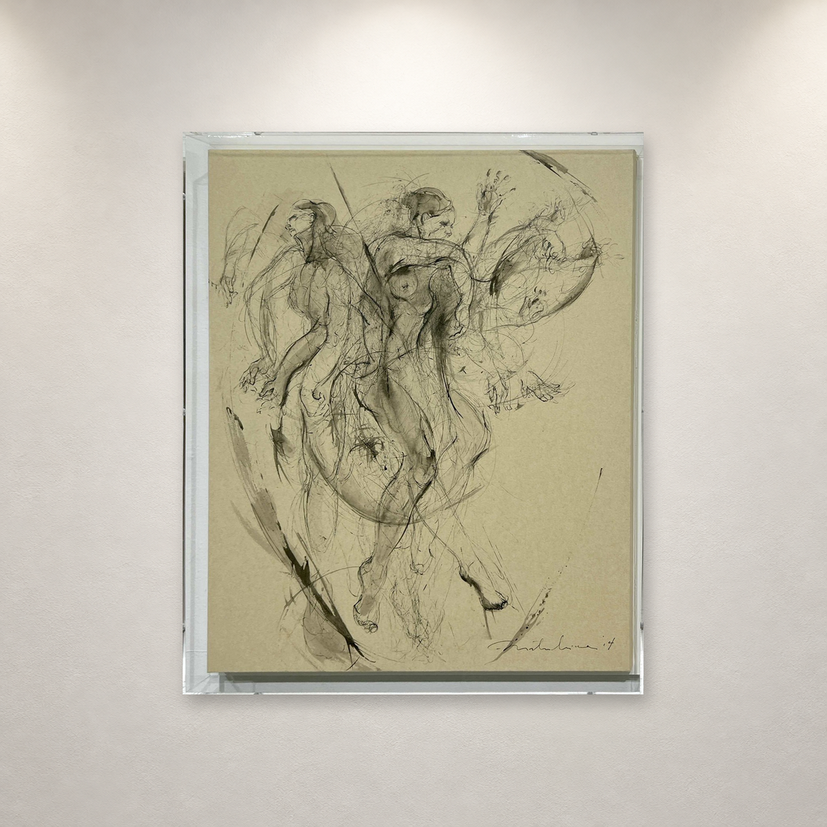 松島純「dance03」 展示イメージ