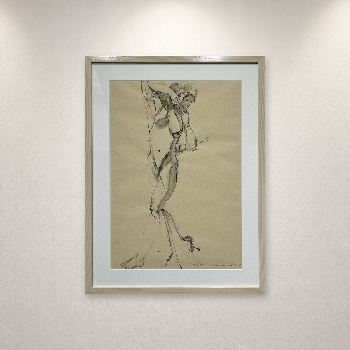 松島純「figure study 2015_01」 展示イメージ