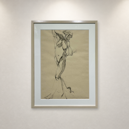 松島純 松島純「figure study 2015_01」 紙にインク