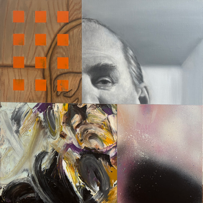 星山耕太郎 星山耕太郎「Ingmar Bergman」 油彩、アクリル、キャンバス / Oil, acrylic on canvas