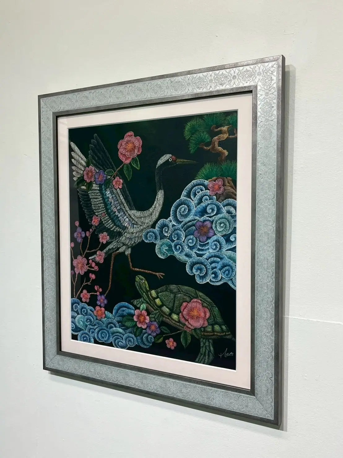 Moeco「Crane and Turtle（鶴亀ピンク）」 作品画像 3