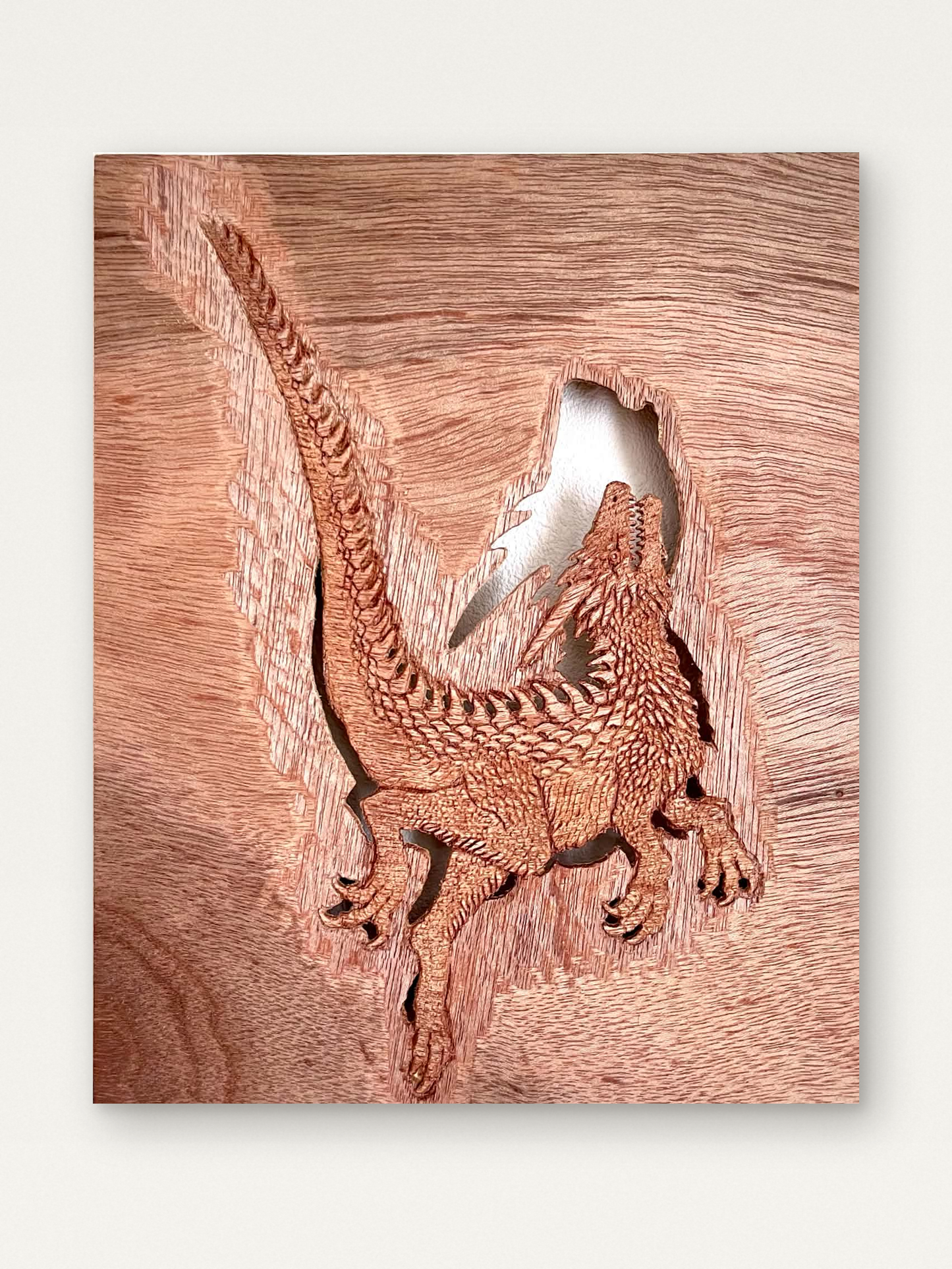永島信也 永島信也「Tiny dragon」 木（レリーフ作品） / Wood (relief work)
