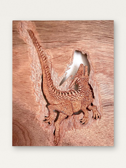 永島信也「Tiny dragon」壁面展示イメージ