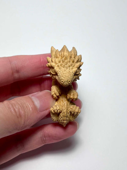 永島信也 永島信也「Newborn dragon」 黄楊 / Japanese Boxwood