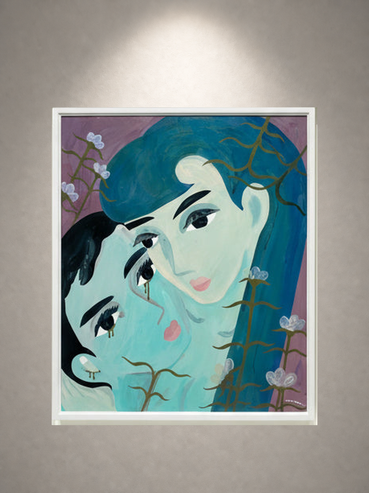 中村桃子「Same Boat」 アクリル / Acrylic on canvas