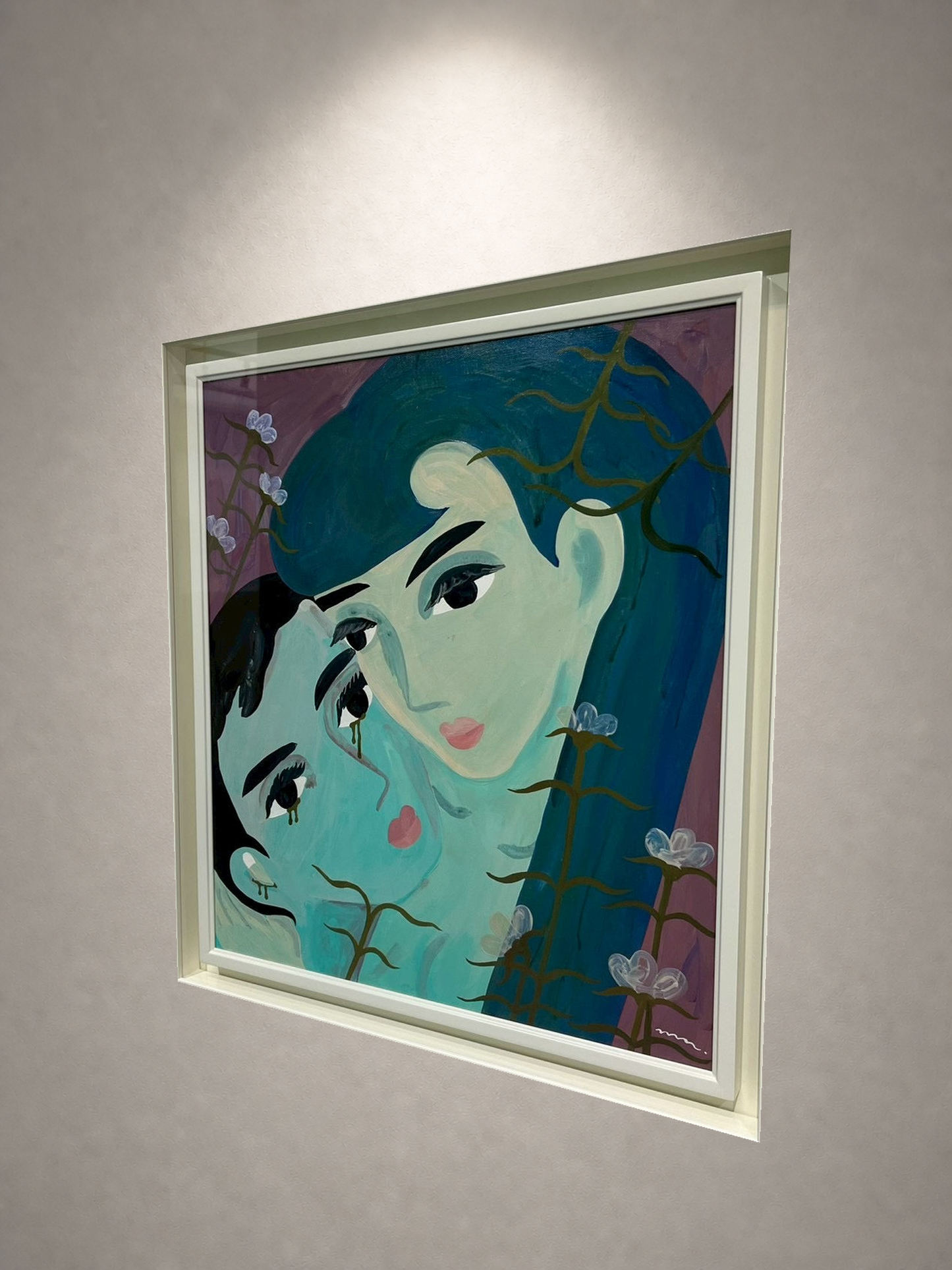 中村桃子「Same Boat」 アクリル / Acrylic on canvas