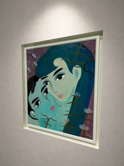中村桃子「Same Boat」 アクリル / Acrylic on canvas