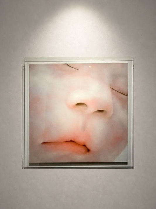 佐藤令奈「やわらかい　あたたかい」 ミューグラウンドに油彩 / Oil on Mu Ground