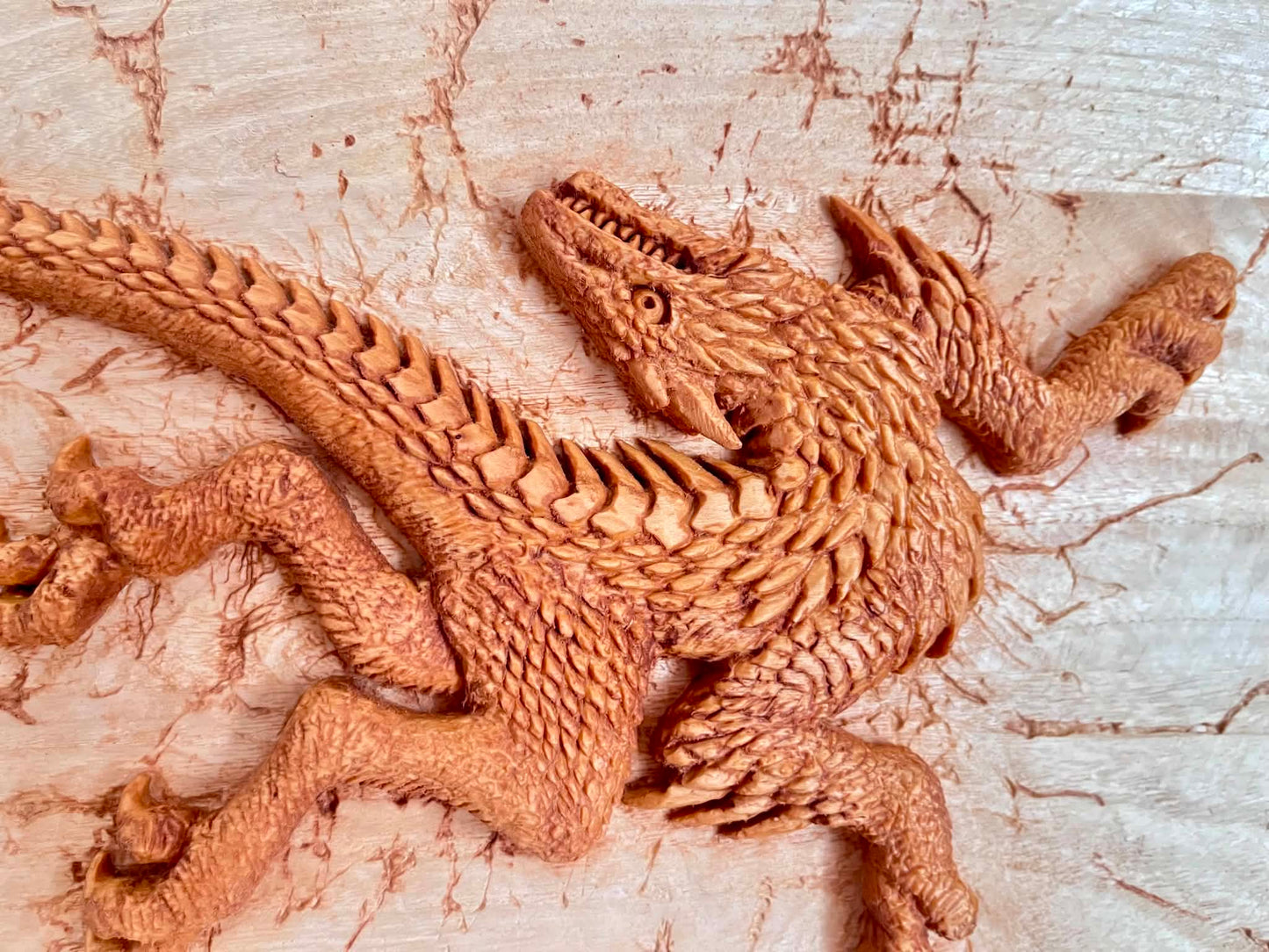 永島信也 永島信也「始祖竜」 シナ・桐（レリーフ作品） / Linden, Paulownia (relief work)