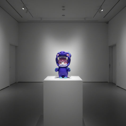 roidworksgallery Susana 苏珊娜 — Purple × Mint | 永岛信也 限量软胶人偶 ソフトビニール（ソフビ） / Soft Vinyl (Sofubi)