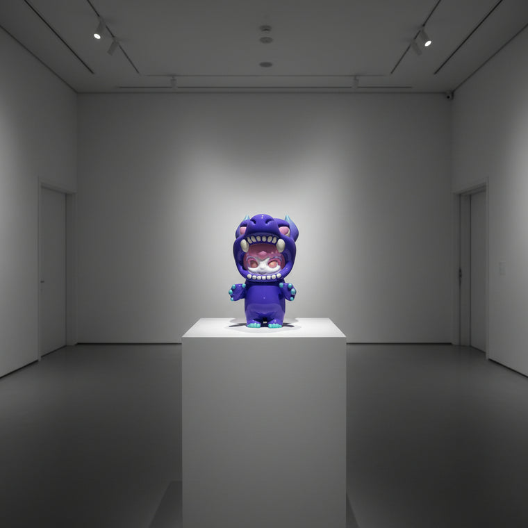 永島信也「スサナ Susana」Purple×Mint 限定ソフビフィギュア 三点可動仕様 ロイドワークスギャラリー