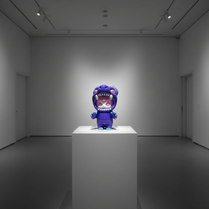 永島信也「スサナ Susana」Purple×Mint 限定ソフビフィギュア 三点可動仕様 ロイドワークスギャラリー
